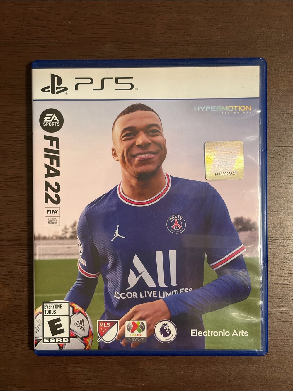 PlayStation 5 (PS5) - EA Sports - FIFA 22 with Kylian Mbappé (preowed)